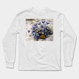 Blue Social Feather Dusters Long Sleeve T-Shirt